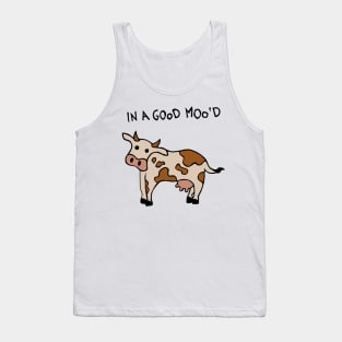 In A Good Mood Cow Tank Top